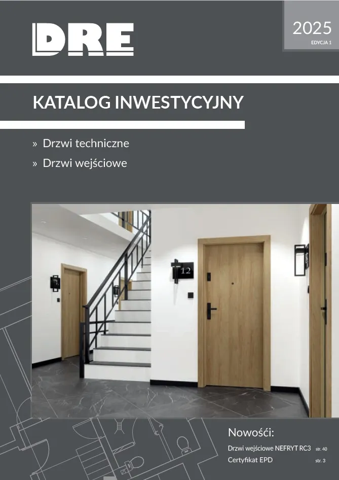 Okładka katalogu inwestycyjnego DRE