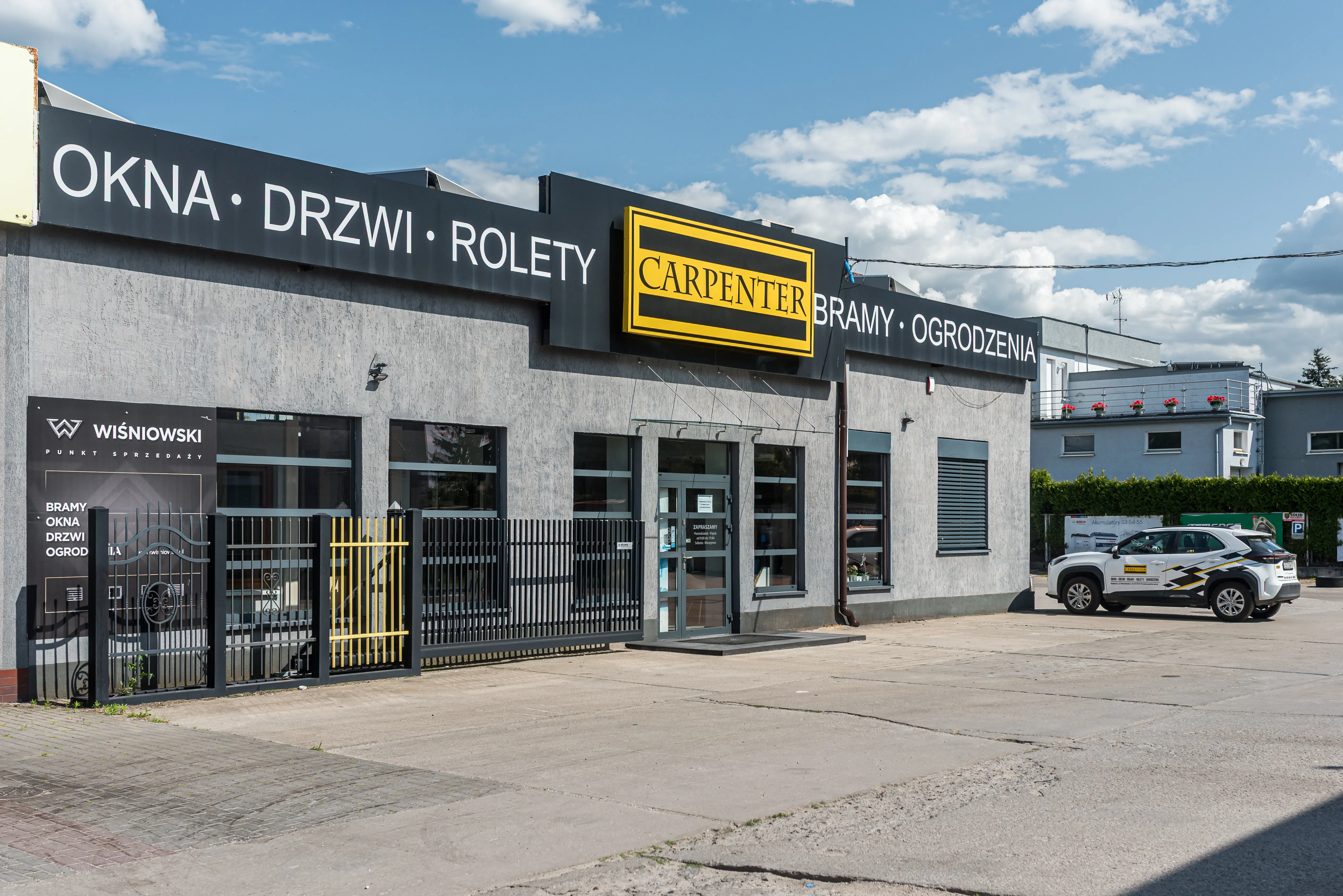 CARPENTER Bydgoszcz – salon okien, drzwi, bram garażowych i rolet przy ul. Inowrocławskiej 1