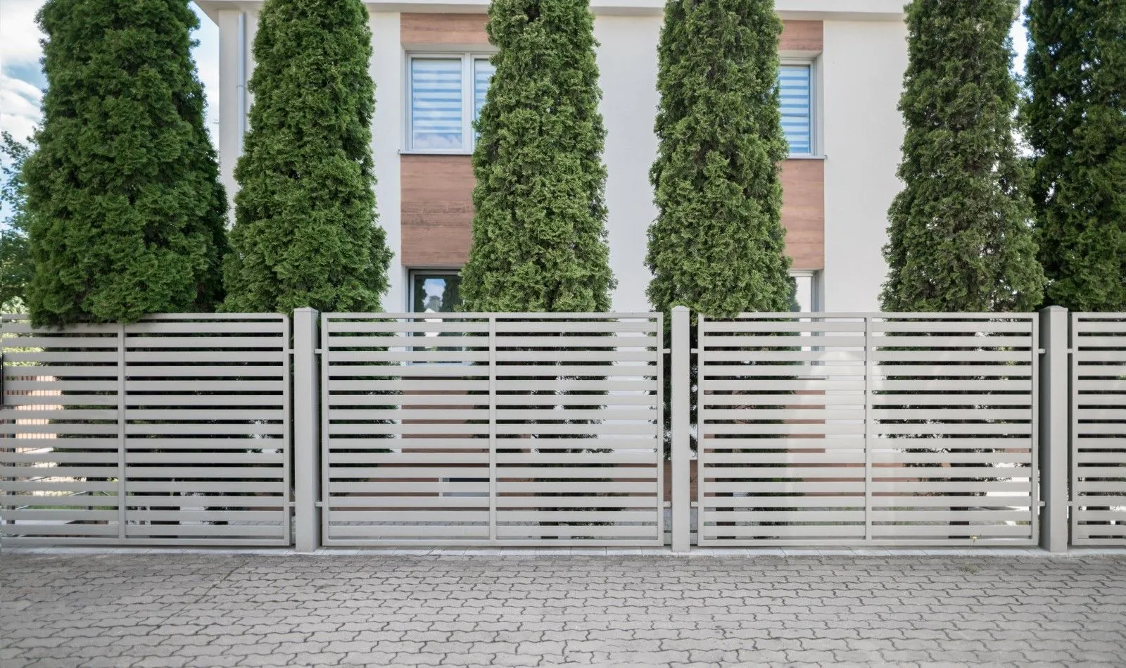 Ogrodzenie MODERN inspiracja Bydgoszcz