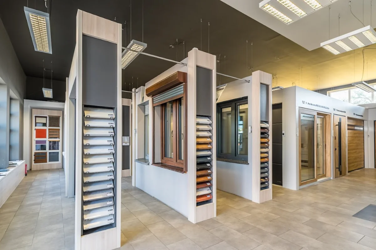 Salon CARPENTER Bydgoszcz – ekspozycja okien PVC, aluminiowych, drzwi, rolet i żaluzji fasadowych