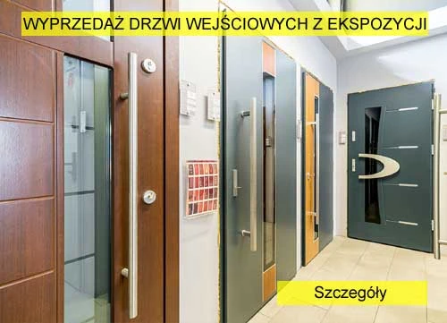 Wyprzedaż drzwi wejściowych z ekspozycji CARPENTER Bydgoszcz